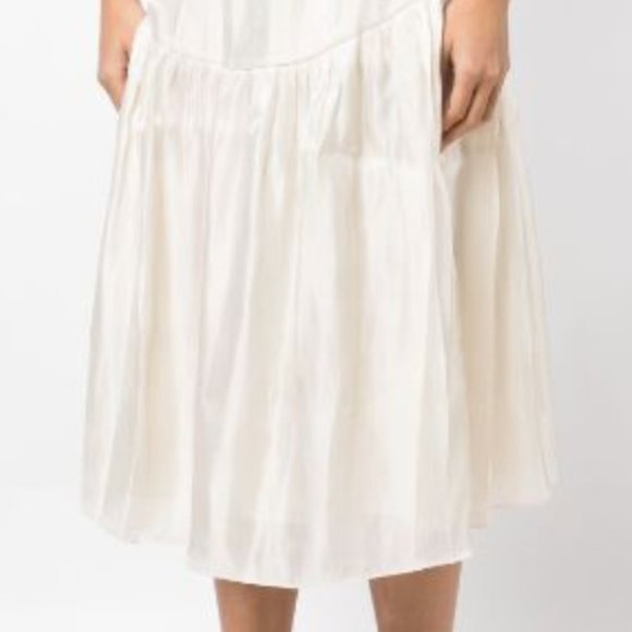Midi white skirt - Picture 3 of 3